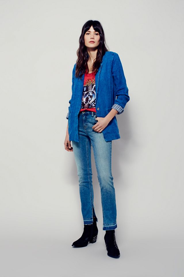 Low-Rise Hem Skinny #1