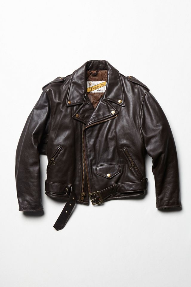 Vintage Leather Moto Jacket #1