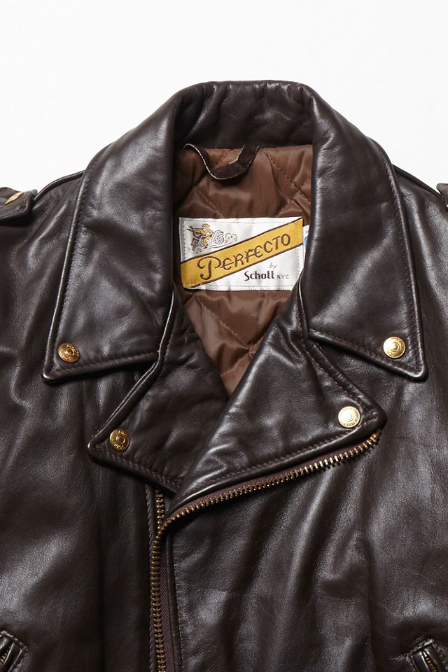 Vintage Leather Moto Jacket #3