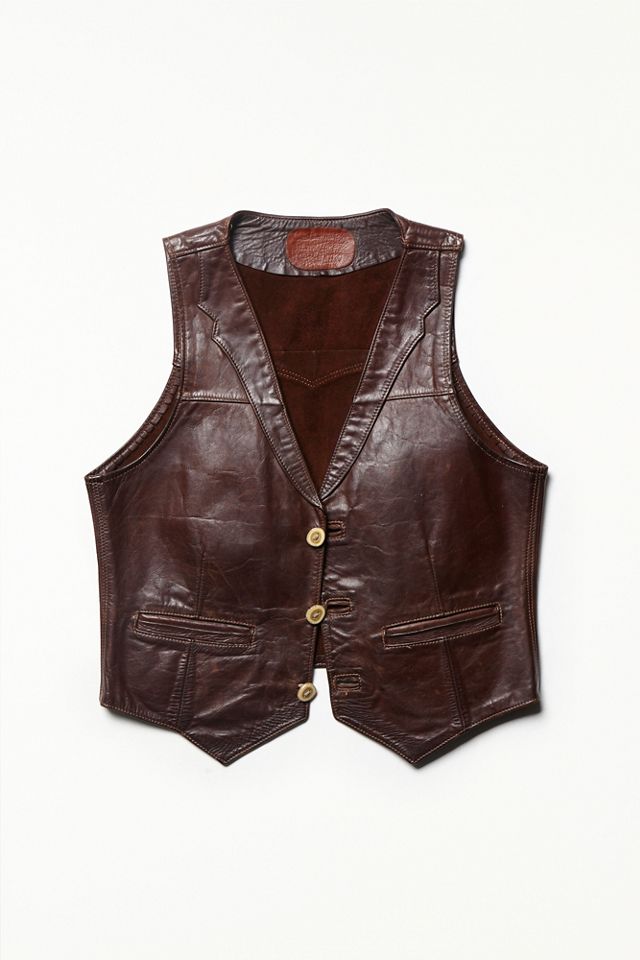 Vintage Leather Vest #1