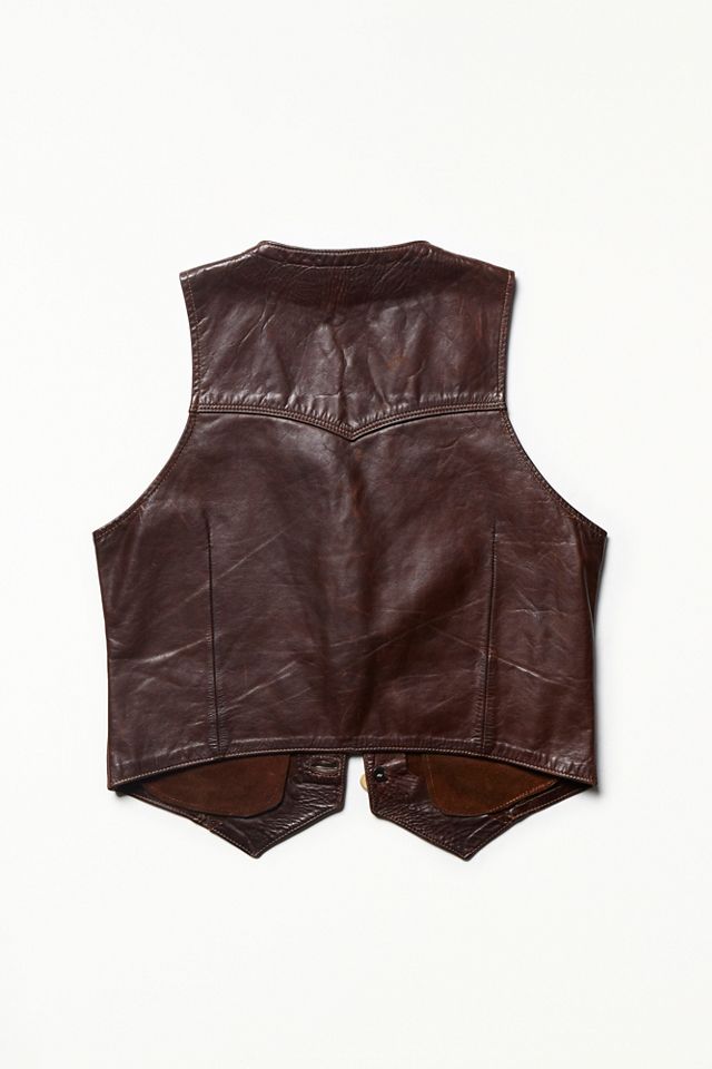 Vintage Leather Vest #2