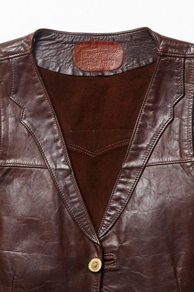 Vintage Leather Vest #3