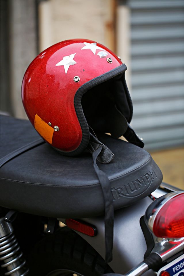 Vintage Biker Helmet