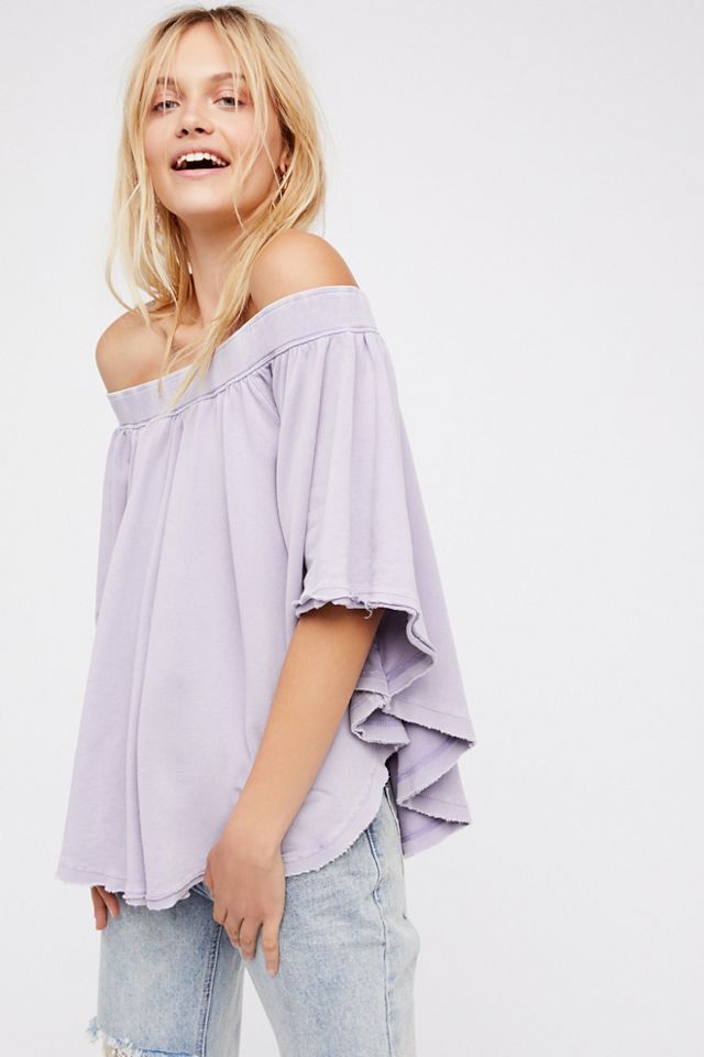 Free people off the shoulder hot sale