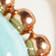 White / turquoise / rose gold