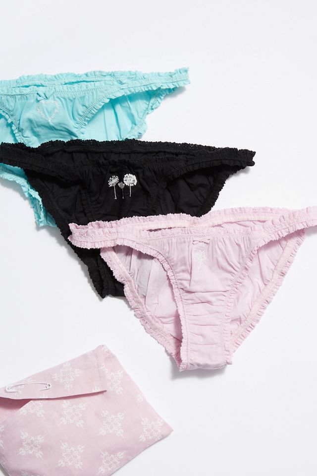 Embroidered Knickers 3 Pack | Free People UK
