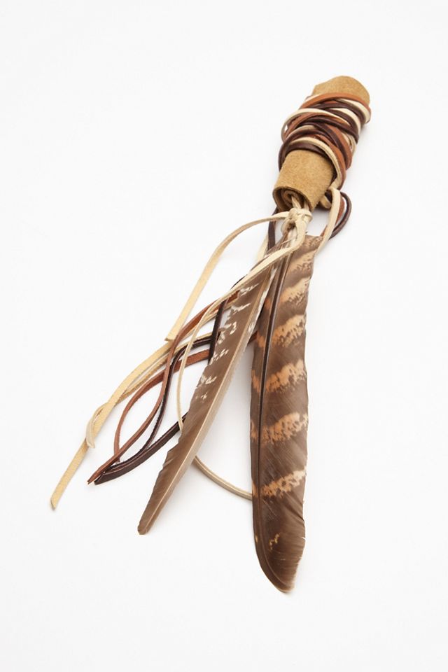Feather Fringe Pony Wrap #1