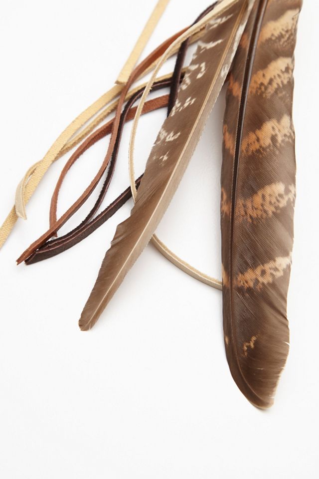Feather Fringe Pony Wrap #3