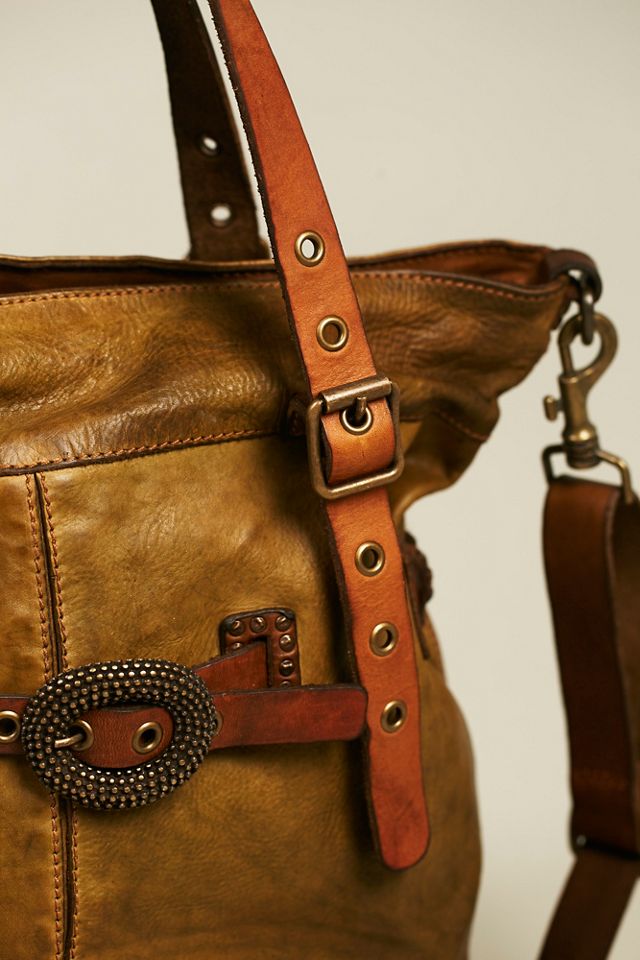 Marsala Distressed Tote #3