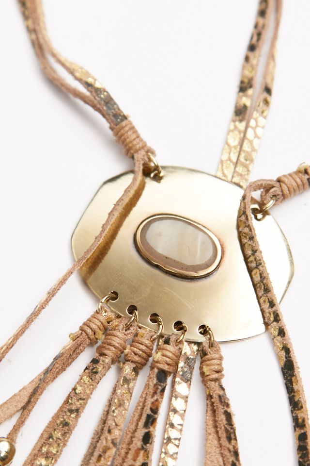 Sunset Valley Leather Necklace #4