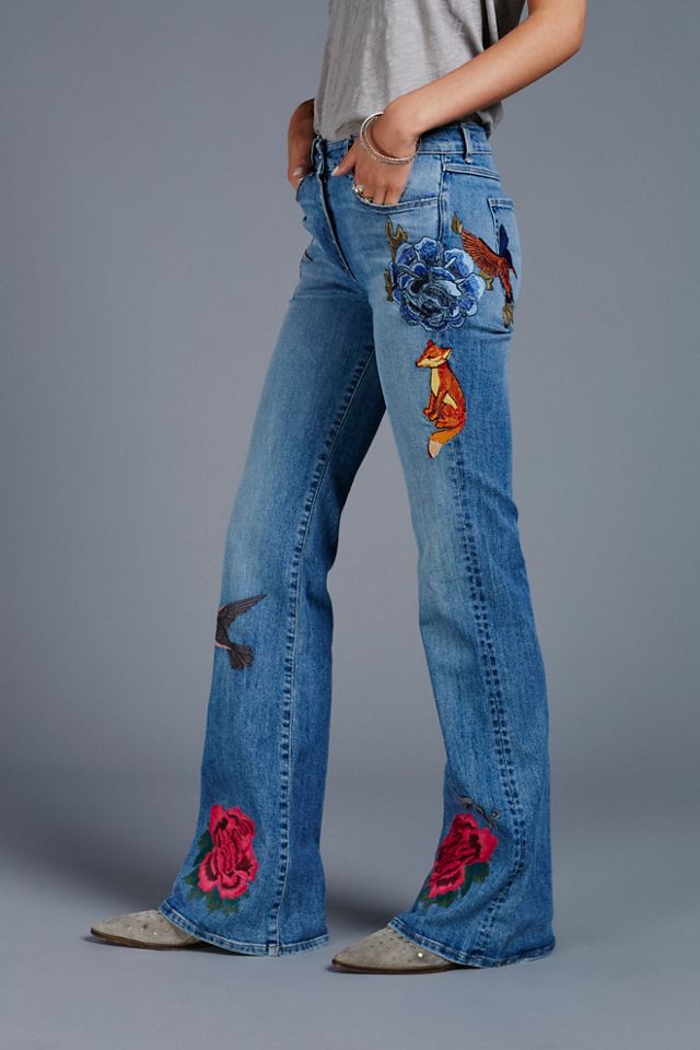 Bell Embroidered Jean #3