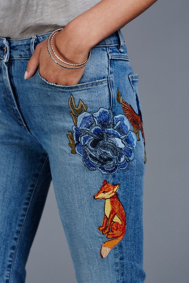 Bell Embroidered Jean #5