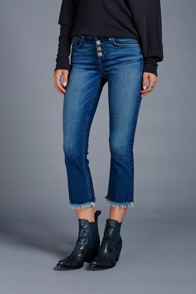 Button Front Gainsbourg Crop Jean #2