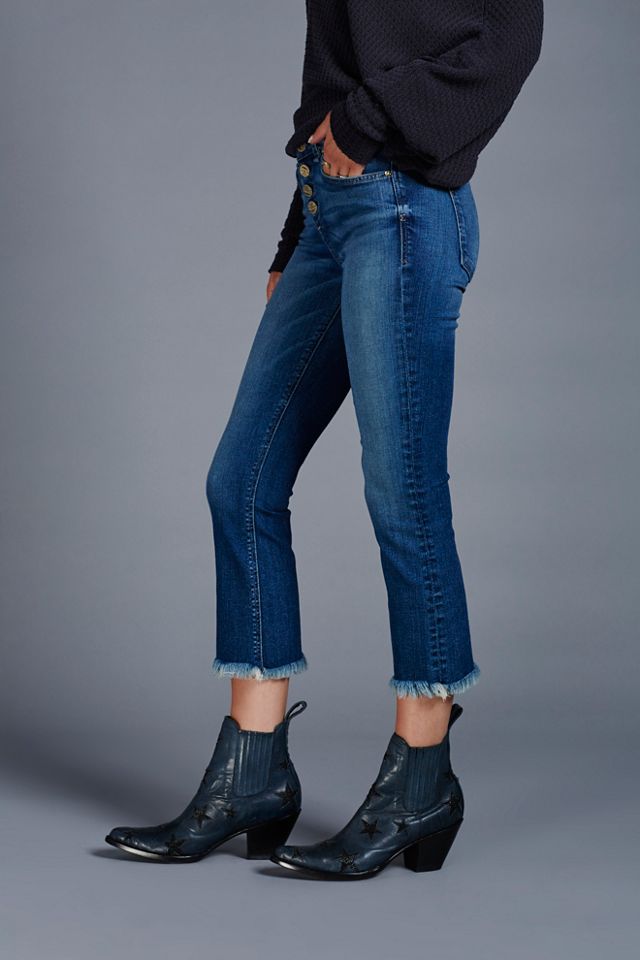 Button Front Gainsbourg Crop Jean #4