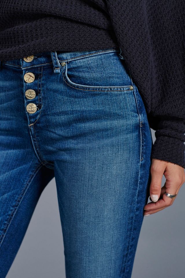 Button Front Gainsbourg Crop Jean #5