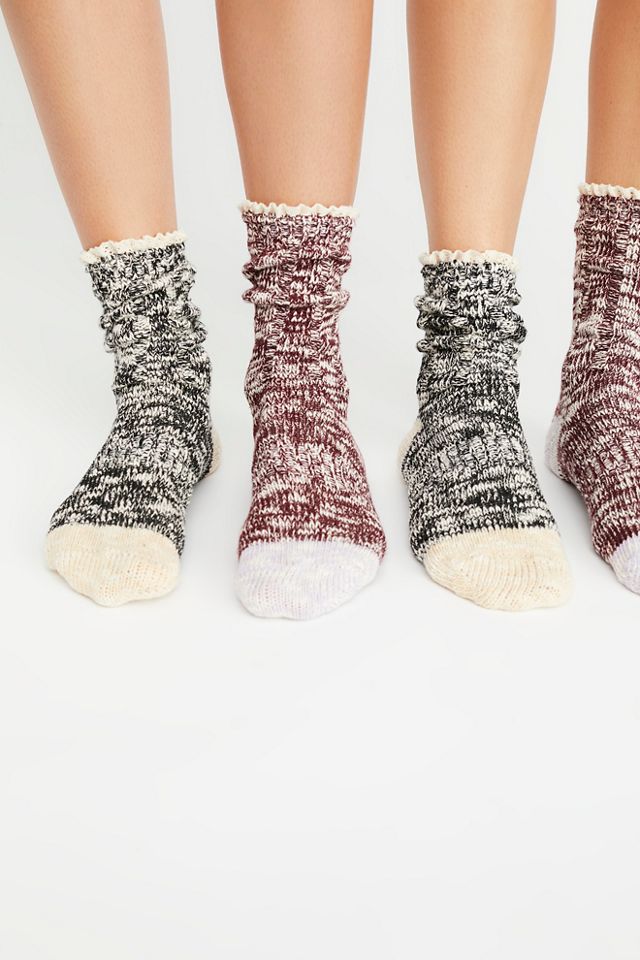 Melbourne Heathered Crew Socks