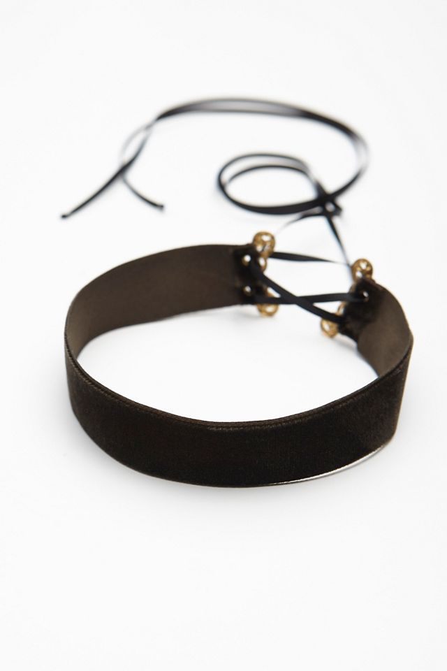 Gloria Velvet Corset Choker #1