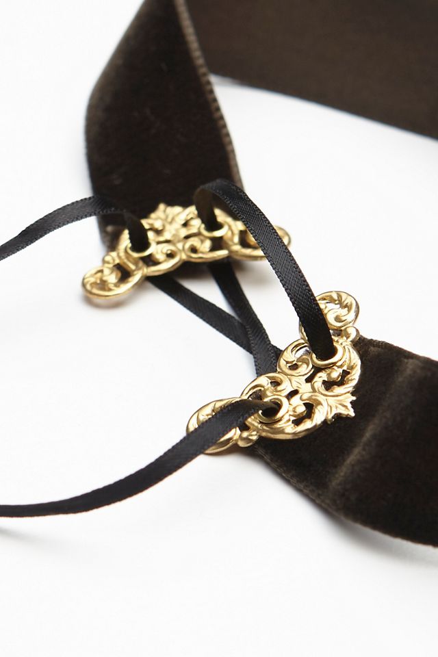 Gloria Velvet Corset Choker #2
