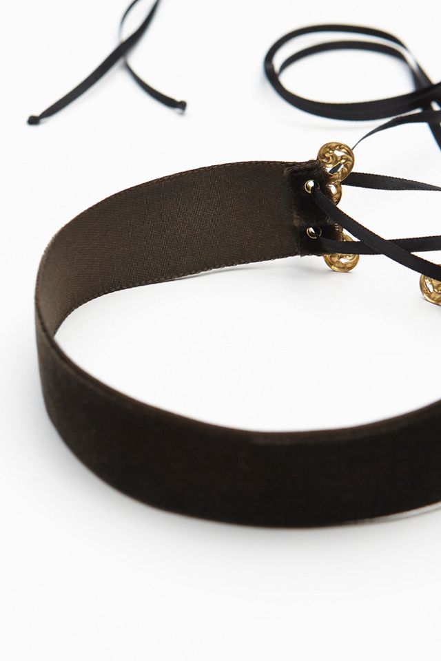 Gloria Velvet Corset Choker #3