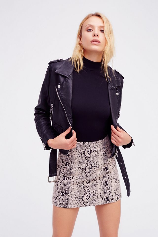 Squad Goals Vegan Leather Jacket #1