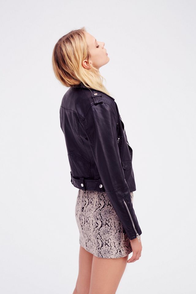 Squad Goals Vegan Leather Jacket #3