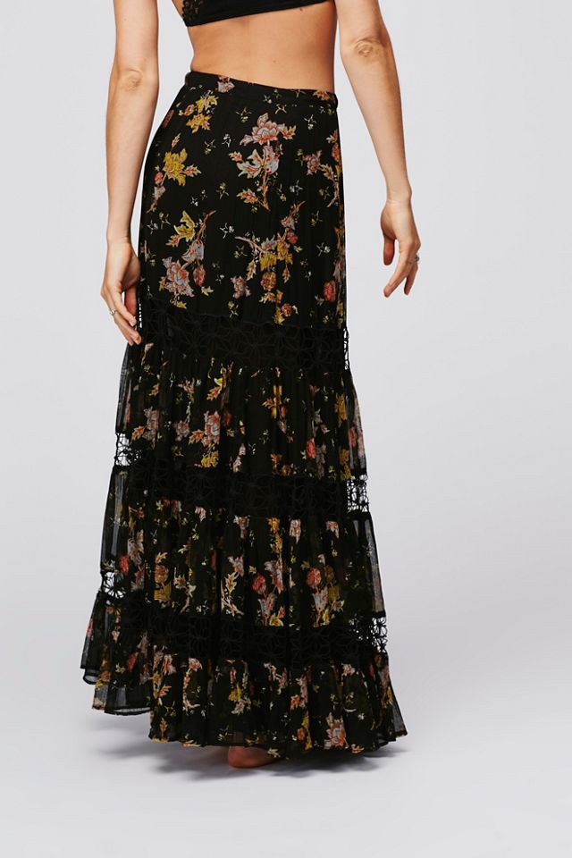 Morning Star Printed Maxi Skirt #2