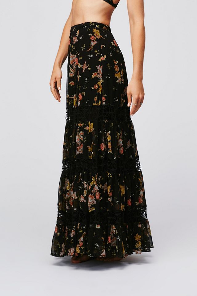 Morning Star Printed Maxi Skirt #3