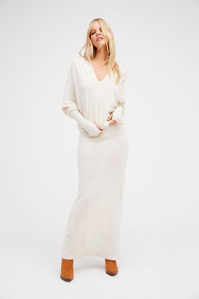Reversible Long Sweater Dress #1