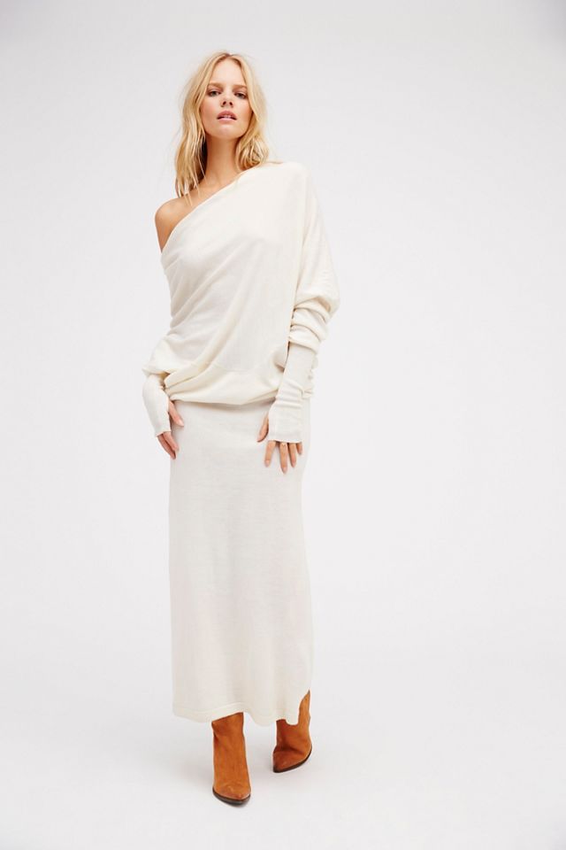 Reversible Long Sweater Dress #3