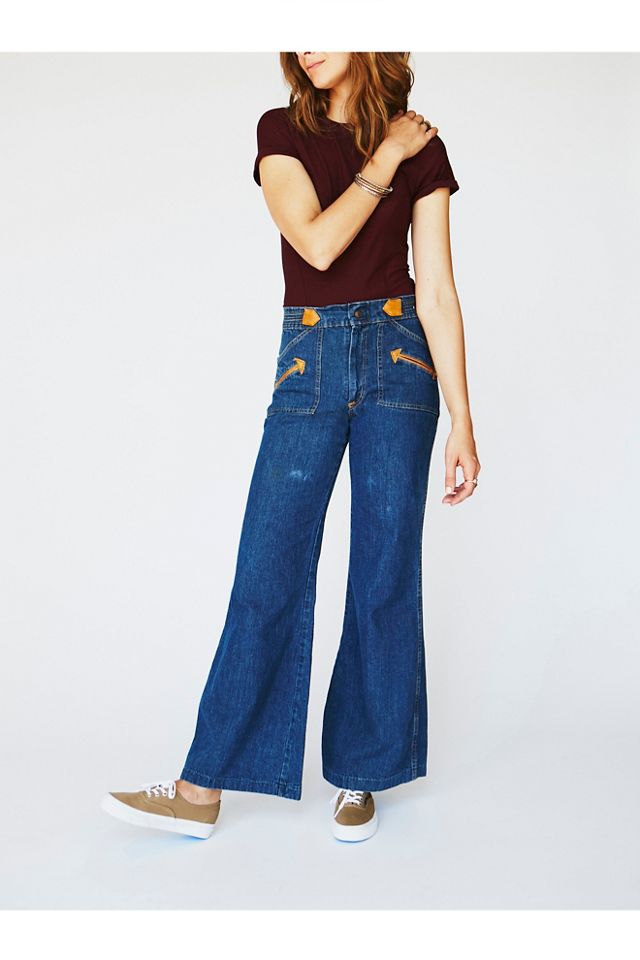 Vintage 1970s Flared Denim #1