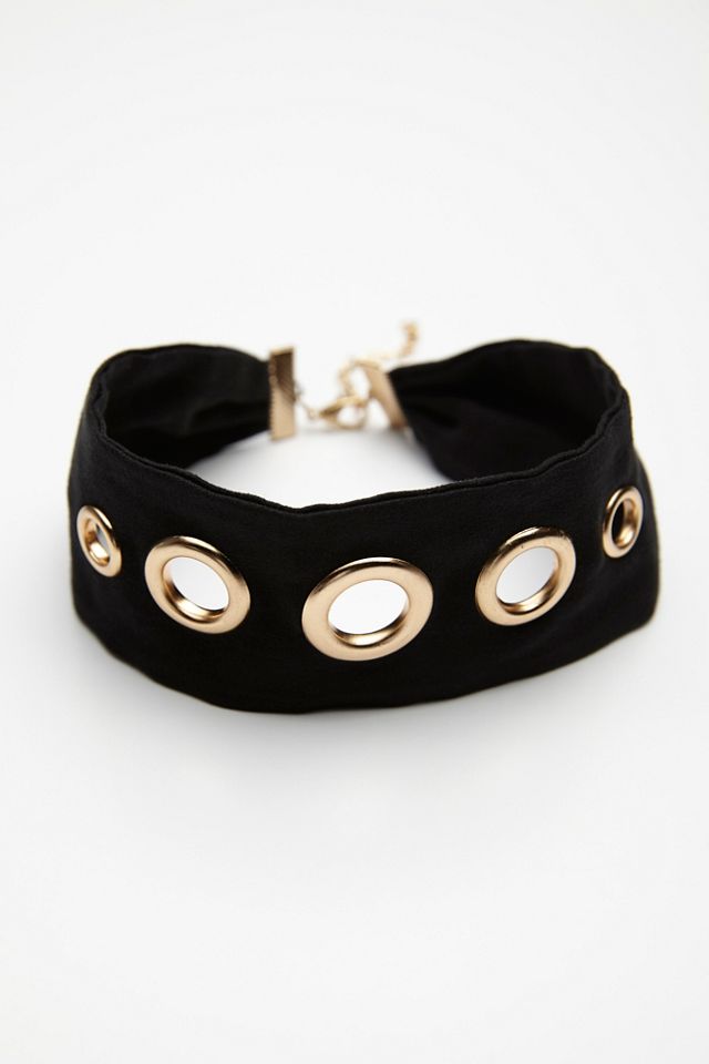 Magic Mystery Embellished Suede Choker #1