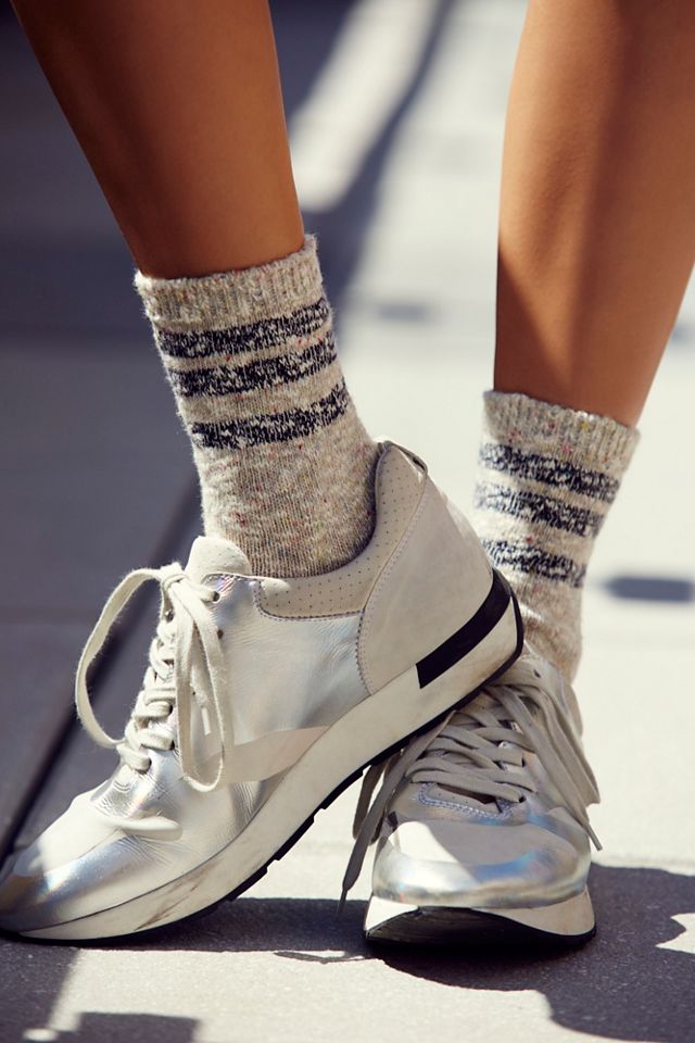 Remi Stripe Crew Sock