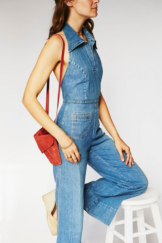 Vintage 1970s Denim Jumpsuit