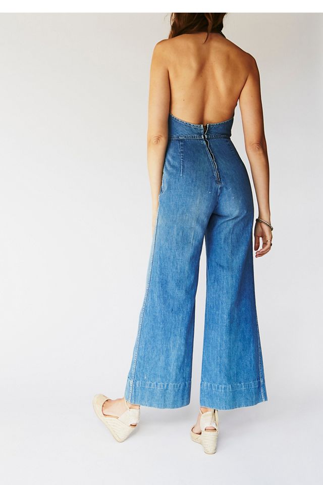 Vintage 1970s Denim Jumpsuit #2