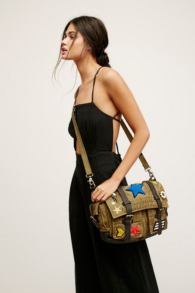 Washed Military Messenger #1