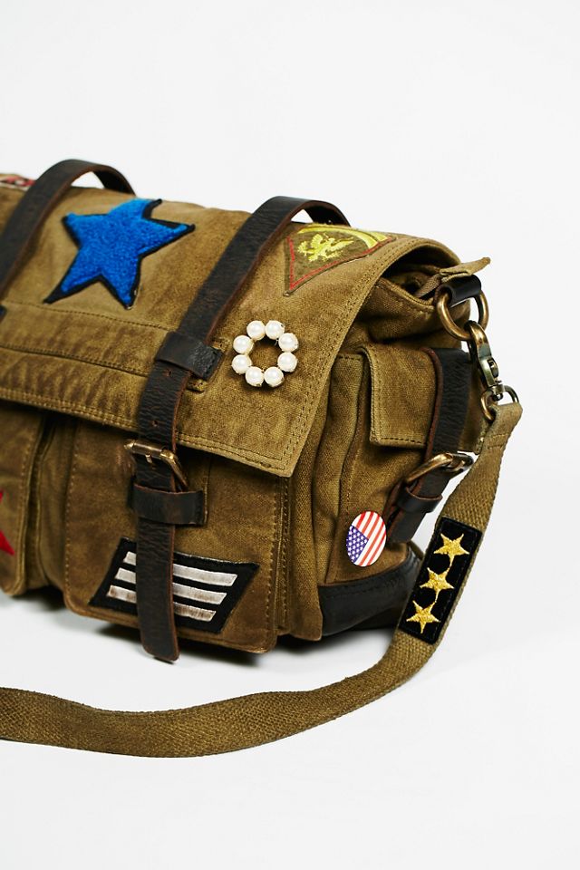 Washed Military Messenger #4