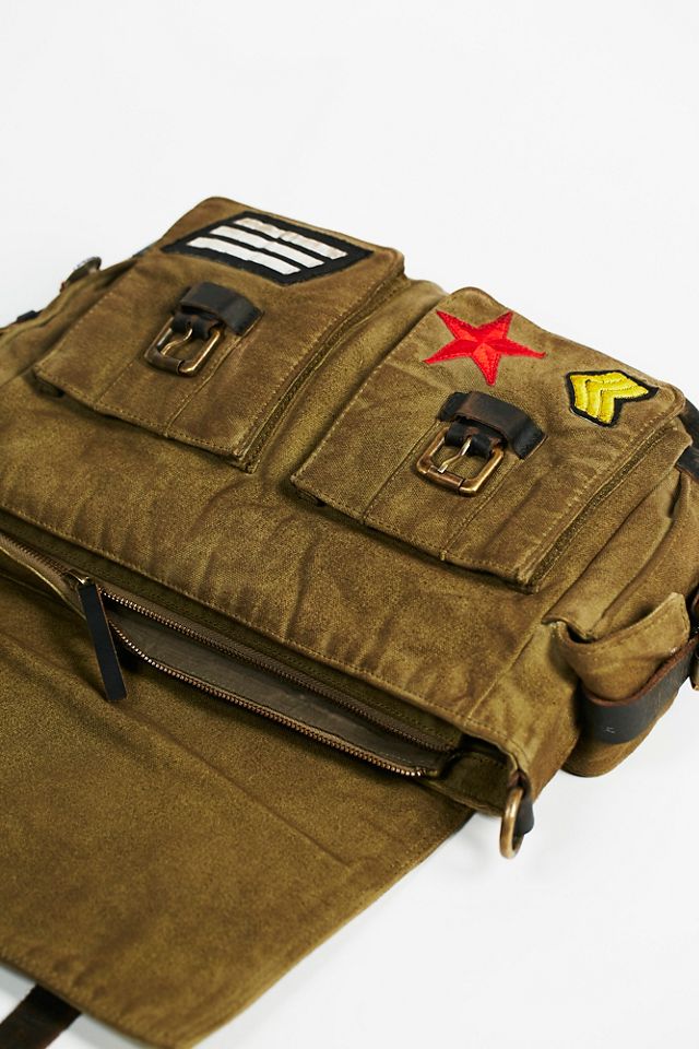 Washed Military Messenger #6