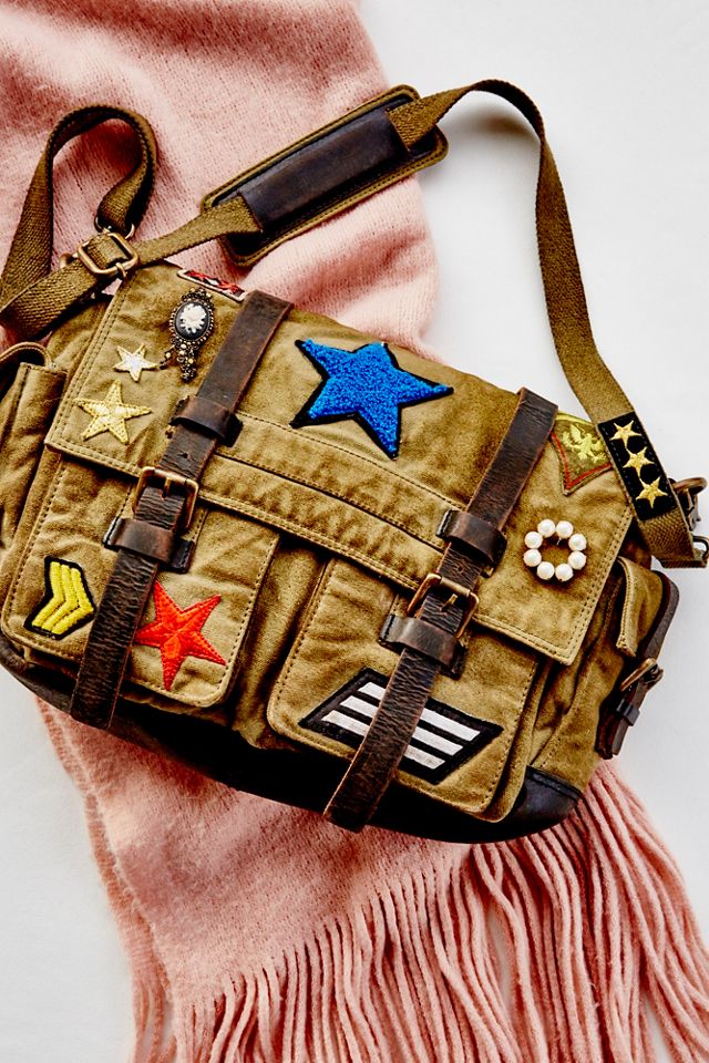 Washed Military Messenger #7