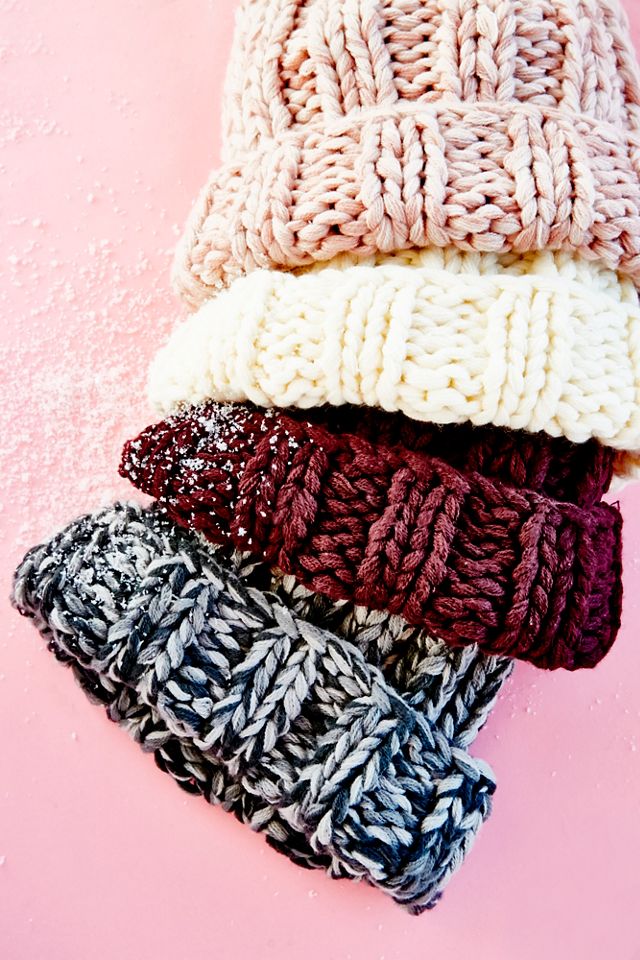 Back to Basics Chunky Knit Beanie #4