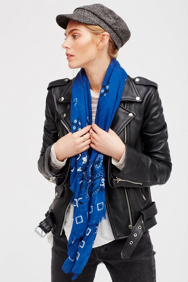 Tried and True Bandana Print Scarf 