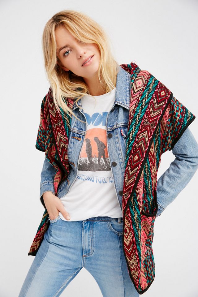 Sunday Morning Hooded Jacquard Kimono #1
