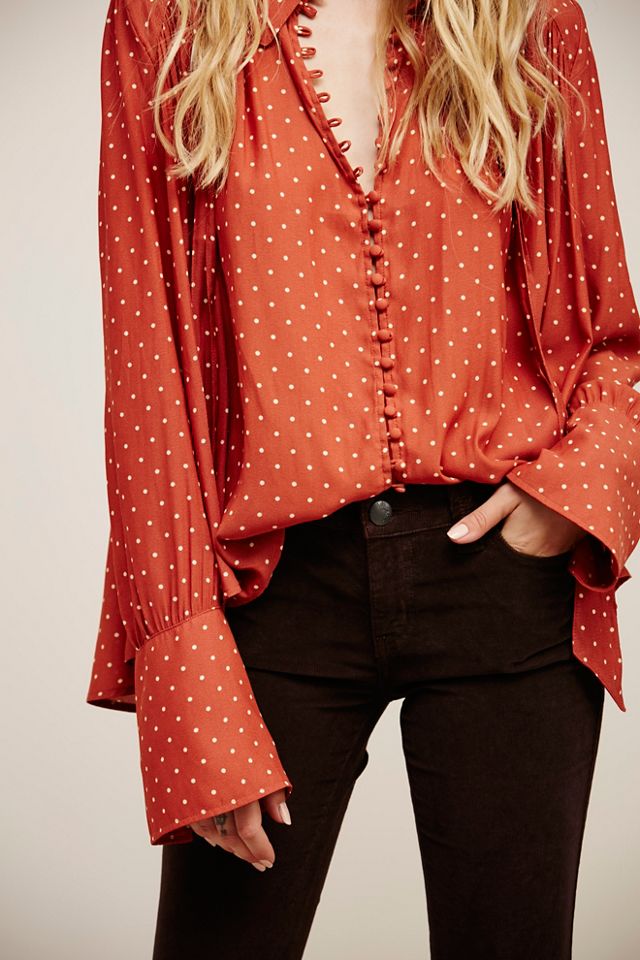 New World Dotted Blouse #4