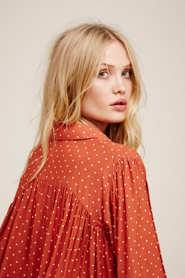 New World Dotted Blouse #5