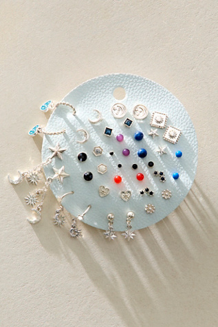 Женские серьги Free People Teeny Tiny Mega Set, цвет: Celestial — фото 2