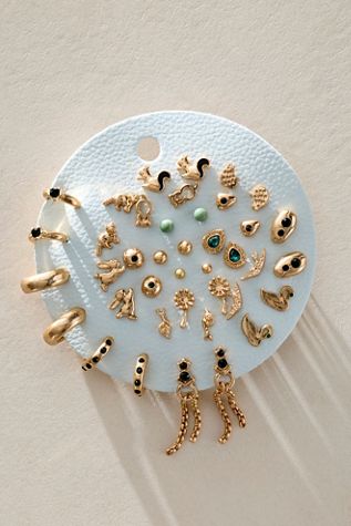 Teeny Tiny Mega Stud Earring Set