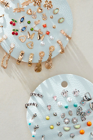 Teeny Tiny Mega Stud Earring Set by Free People
