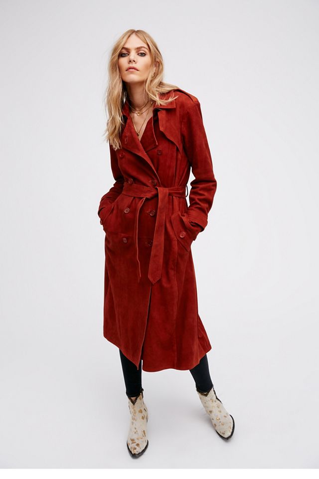 Suede Trench #1