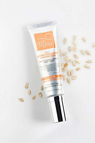 Suntegrity 5 in 1 Tinted Face Sunscreen at Free People in White