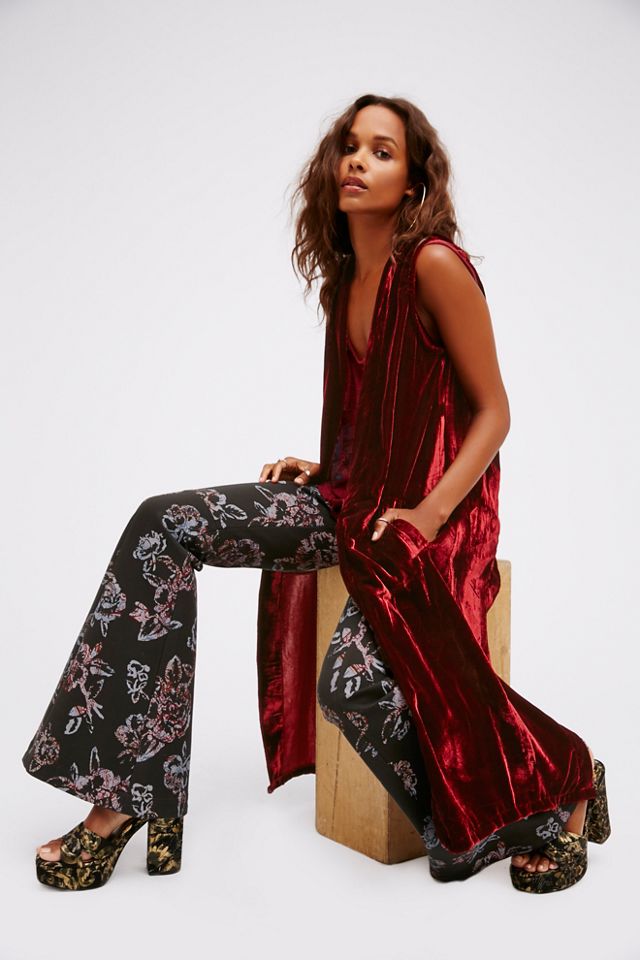 Night Moves Velvet Vest #1