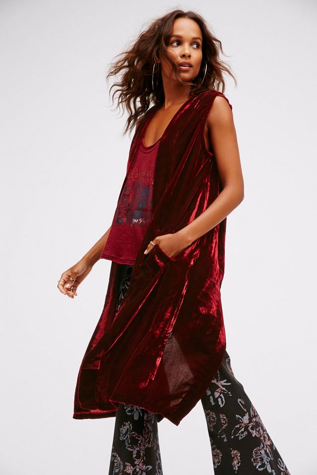 Night Moves Velvet Vest #2